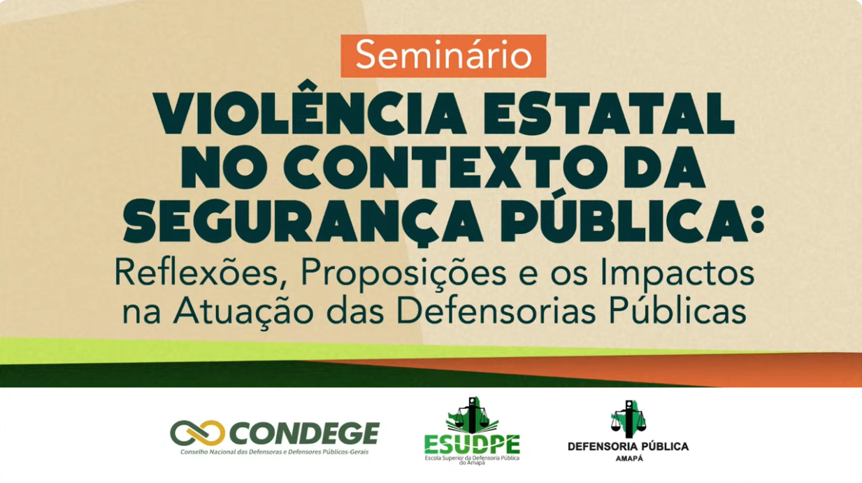 Capa do video Seminário: Violência Estatal no Contexto da Segurança Pública