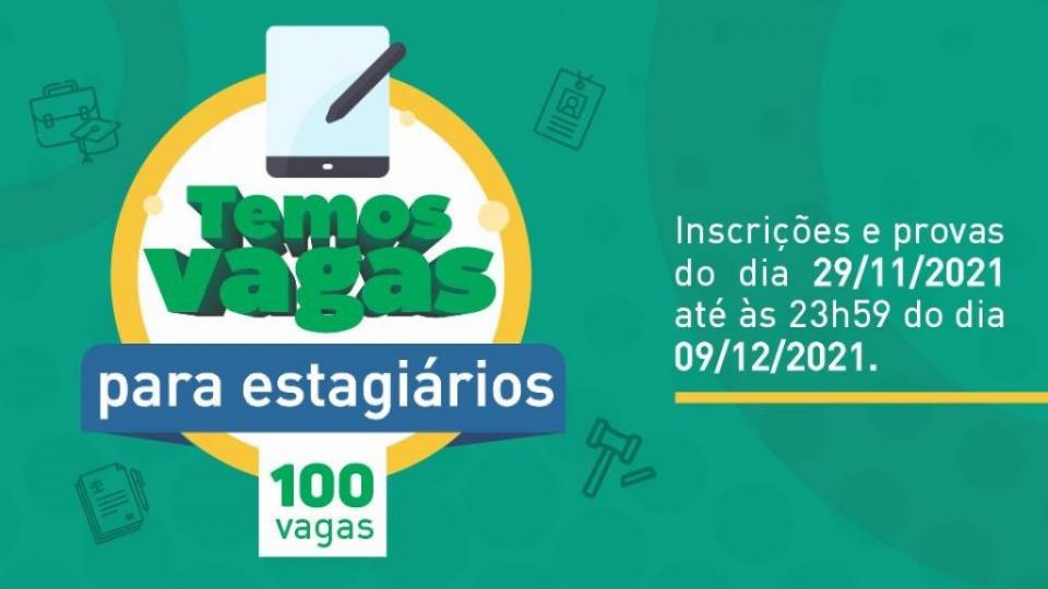 Defensoria Pública oferece 100 vagas de estágio para estudantes de Direito
