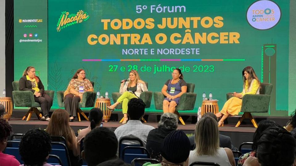 Defensora Pública fala sobre a garantia de direitos de pacientes oncológicos em Fórum sobre Câncer no Amapá