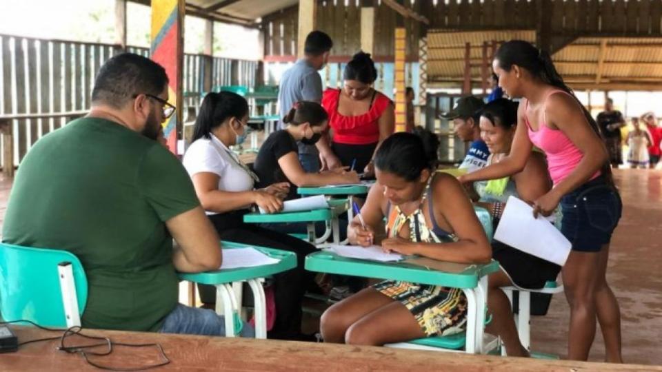 Defensoria Pública atende mais de 150 indígenas nas aldeias Manga e Espírito Santo