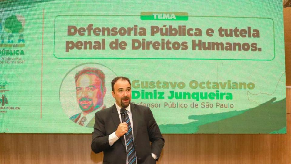 Palestra de Gustavo Junqueira traz reflexões sobre violação dos Direitos Humanos na tutela penal