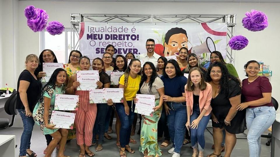 Defensoria Pública leva cursos profissionalizantes para mulheres de Porto Grande