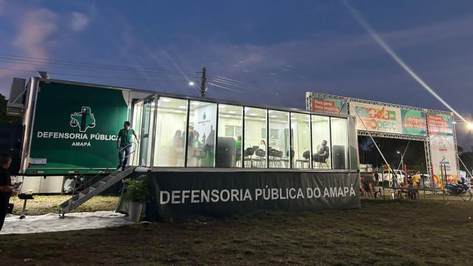 Carreta da Defensoria levou acesso à direitos para a 30ª Agropesc, em Amapá